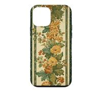 Forest Green Yellow Floral Botanical Vintage Victorian Fall Case for iPhone 12 mini