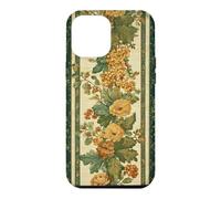 Forest Green Yellow Floral Botanical Vintage Victorian Fall Case for iPhone 12 Pro Max