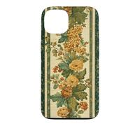 Forest Green Yellow Floral Botanical Vintage Victorian Fall Case for iPhone 13