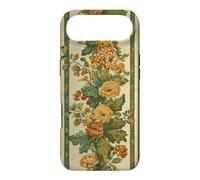 Forest Green Yellow Floral Botanical Vintage Victorian Fall Case for iPhone Air