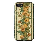 Forest Green Yellow Floral Botanical Vintage Victorian Fall Case for iPhone SE (2020) / 7/8
