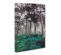 Forest In Russia Canvas Print | Gallery Wrapped 30mm Frame Wall Art | 30x20 inches | Ready to Hang | Modern Landscape Picture | Living Room Bedroom Lounge Office