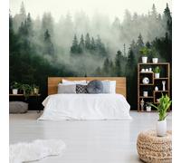 FOREST IN THE FOG NATURE Photo Wallpaper Wall Mural Modern Bedroom Living Room