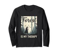 Forest is My Therapy Wanderer Druid Naturecore Long Sleeve T-Shirt