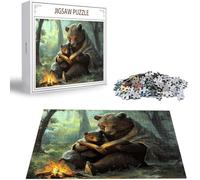Forest Jigsaw Puzzle 2025 Puzzle 5000 Pieces, Jigsaw Puzzles for Adults 5000 Piece Bear Wooden Puzzles for Adults, Challenging Game Toys Jigsaws for Wall Decoration and Gifts 2025 Christmas H-1142