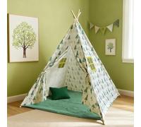 Forest Kids Teepee Play Tent with Mat & Lights