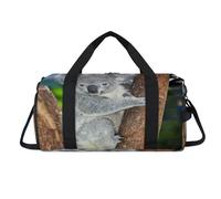 Forest Koala Sport Duffel Bag with Shoes Compartment Koala Bear Overnight Weekender Bags Travel Gym Luggage Organizer for Women Men Kids Girls Boys