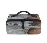 Forest Koala Travel Makeup Bag Portable Koala Bear Waterproof Pouch Open Flat Toiletry Bags Toiletries Cosmetics Traveling Organizer for Women Men