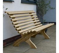 Forest Kuba Curved Wooden Garden Bench 5x3