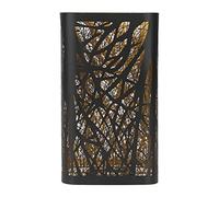 Forest Lampshade - Hollow Out Iron Art Design, Tree Pattern Shadow Projection, Easy Installation for E26 E27 Lamps, Decorative Modern Lighting, Black Metal
