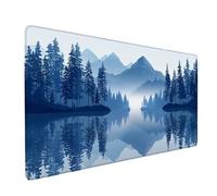 Forest Large Mouse Mat 700x300x3mm, Mountain Extended Mouse Pad with Stitched Edges, Gaming Mousepad with Soft Smooth Surface, Desk Mat for Desk Accessories and Office Accessories Gifts, X-9659