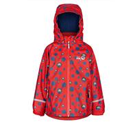 Forest Leader Fleece Lined Printed Waterproof Jacket Spotty Otter Red 1-2 Years