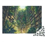 Forest Library Jigsaw Puzzle 1000 Piece Jigsaw Puzzle Paper for Adults Sunlight Family Focus Gift 52x38cm/1000pcs