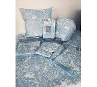 Forest Life Animals 100% Cotton Double Oven Glove 92cm x 20cm William Morris Gallery in Blue