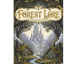 Forest Lore Coloring Adventure: 56 Intricate Woodland Fantasy Coloring Pages for Adults & Advanced Colorists - Enchanted Forests, Celtic Designs, Magical Towers & Relaxing Nature Art