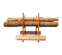Forest Master BLS-2H Bulk Log Sawhorse, 150kg Capacity, Foldable | Multi-Log Cutting, Dual Auto-Locking Chains for Log Stability, Compact and Lightweight Design, Foldable for Easy Storage