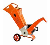 Forest Master FM14DDES Professional Petrol Wood Chipper & Garden Shredder - 14HP Engine, Electric & Pull Start, Chips Branches up to 100mm (4”), Adjustable Drum, Direct Drive, Reversible Blades