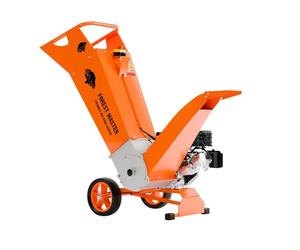 Forest Master FM18DDES Wood Chipper with Mulcher Accessory Kit - 18HP LCT 478cc Petrol Engine, Electric Start, Chips up to 125mm (5”), Reversible Blades, Direct Drive