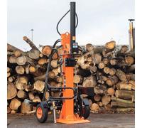 Forest Master FM22VPT 22-Ton Petrol Log Splitter - Professional Dual-Speed, 1.1m Log Capacity, Built-In Log Lifter, Precision Ramstop - Heavy-Duty Performance with Towable Trailer for Easy Transport