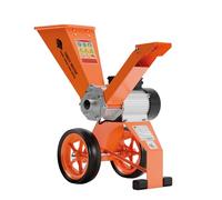 Forest Master FM4DDE-ADJ 4HP Electric Wood Chipper, Rotatable Hopper | 4HP Engine, Compact & Portable, Chips Branches up to 50mm, Direct Drive System, Rotatable Hopper