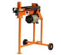 Forest Master FM5T-TC Electric Log Splitter 5 Ton - 9 Second Cycle Time - Pre-Filled Ready for Use - UKCA/CE Compliant - Includes Workbench, Guard and T Stand