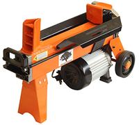 Forest Master FM8 Electric Log Splitter - 5 Ton - 2200 W Motor - Ready to Use with Pre-Filled Oil - Fast & Lightweight - UKCA/CE Approved (FM8D-TC (Log Splitter & Guard))