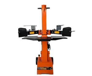 Forest Master FM8VE 8-Ton Vertical Electric Log Splitter - Heavy-Duty Wheeled Wood Splitter with 4-Way & Obtuse Blades - Splits Logs up to 550mm - UK-Safe (CE/UKCA, 3-Pin Plug)