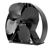 Forest Master Viking Air Stove Fan with Fragrance Dispenser - Satin Black