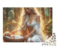 Forest Maternal Love Jigsaw Puzzle for Adults 1000 Piece Jigsaw Puzzle Paper Night Glow Puzzle Game for Family Relaxation 70x50cm/1000pcs