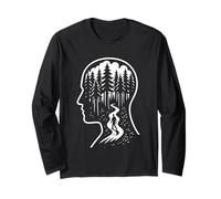 Forest Mind Nature Path Wilderness Inner Peace Art Long Sleeve T-Shirt