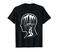Forest Mind Nature Path Wilderness Inner Peace Art T-Shirt