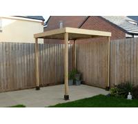 Forest Garden Modular Pergola, Brown