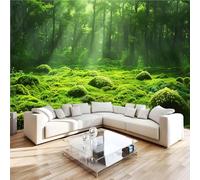 Forest Moss Sunlight 3D Photo Wallpaper Non-Woven Nature Scenery Wall Mural Decoration Poste Premium Wallpaper Wall Art for Living Room Bedroom W366xH254 30f298