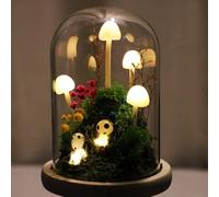 Forest Mushroom Series Magic Mushroom Lamp Handmade Original Night Light/Cute Retro Mushroom Night Light/Gift Light/