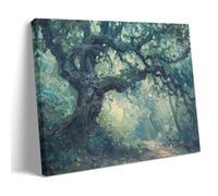 Forest Natural Tree Landscape Panoramic Poster Modern Rustic Style (3) Cool Art Wall Art Paintings Canvas Prints Hanging Art Home Decor Gifts Creative Ideas 16x24inch(40x60cm)