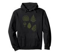 Forest Nature Elements Pullover Hoodie