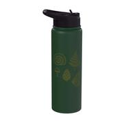 Forest Nature Elements Stainless Steel Insulated Water Bottle