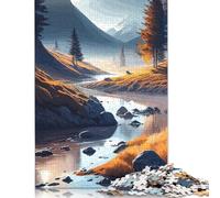 Forest Nature Jigsaw Puzzles for Adults 500 Puzzles for Adults 500 Pieces Puzzle 500 Pieces Jigsaw Puzzles for Gifts 500pcs (52x38cm)
