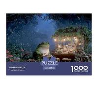 Forest Night Market Puzzles 1000 Piece Challenge Toy Adults And over 12 Years Old Puzzle Game Educational Challenge Mind Training Home Decoration Gift 52x38cm/1000pcs
