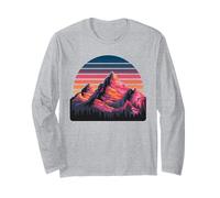 Forest Night Scene with Full Moon Long Sleeve T-Shirt
