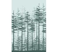 Forest Notebook: 6 X 9 Ruled Journal, Lined Diary For Writing, Nature Landscape Background With Forest Cover - An Outdoor Themed Gift For Your Friends