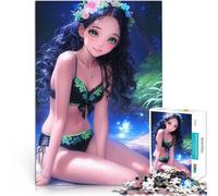 Forest Nymph Floral Bikini1000 Piece Jigsaw Puzzles for teenagers Analysis and logic for is ideal as a gift for the whole family 38x26cm