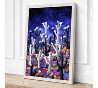 Forest of Dreams Eclectic Canvas Wall Art Print 24x16 Inch