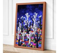 Forest of Dreams Eclectic Canvas Wall Art Print 24x16 Inch