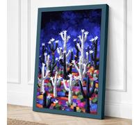 Forest of Dreams Eclectic Canvas Wall Art Print 30x20 Inch