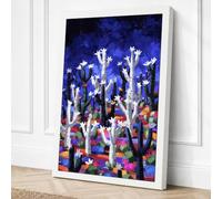 Forest of Dreams Eclectic Canvas Wall Art Print 36x24 Inch