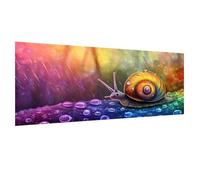 Forest Paint by Numbers for Adults, Snails Large Paint by Numbers Kits on Canvas with Acrylic and Brushes, DIY Craft Oil Painting Art Kits for Beginners, Perfect for Gift Home Decor, 8x16 Inch 02w-758