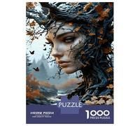 Forest Path 1000 Piece Jigsaw Puzzle Paper for Adults Autumn Scenery Focus Relax Home Gift 70x50cm/1000pcs
