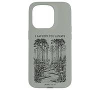 Forest Path Matthew 28 20 Christian Bible Verse Vintage Case for iPhone 15 Pro