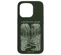 Forest Path Matthew 28 20 Christian Faith Case for iPhone 15 Pro